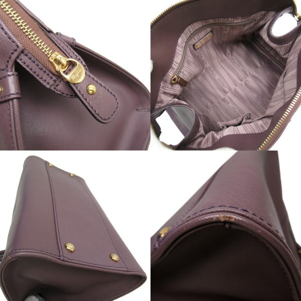 h28033a 5 Salvatore Ferragamo Handbag Gancini Leather Purple