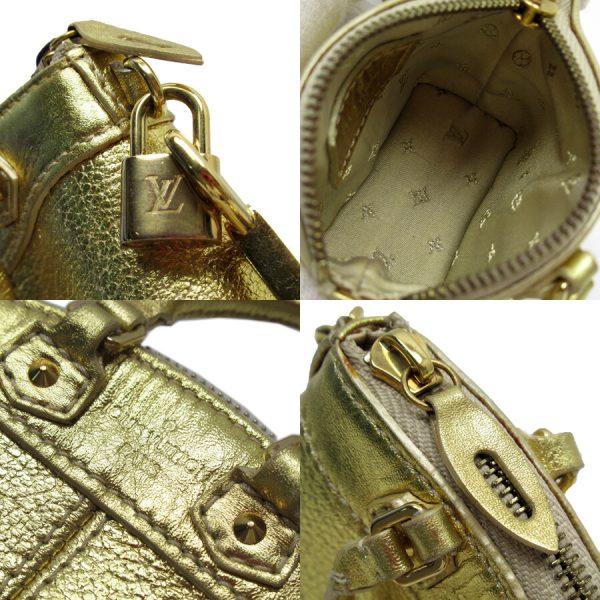 h28593a 5 Louis Vuitton Suhari Mini Lock It Charm Gold