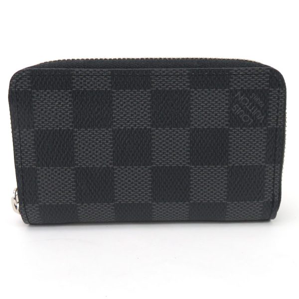 h29161f Louis Vuitton Damier Graphite Zippy Coin Purse Dark Gray