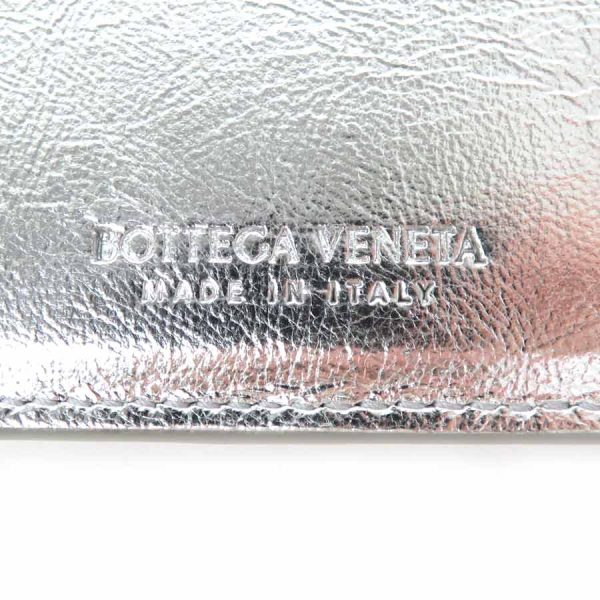 h29457g 3 Bottega Veneta Bill Purse Leather Silver