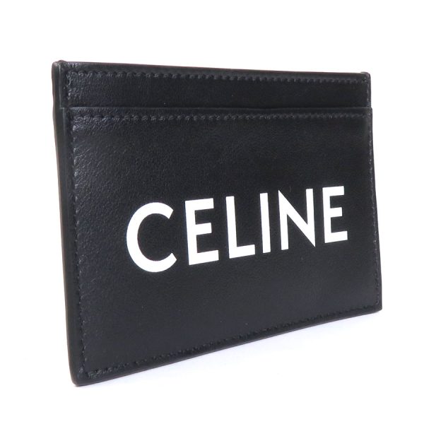 h29694f 1 Celine Leather Card Case Black