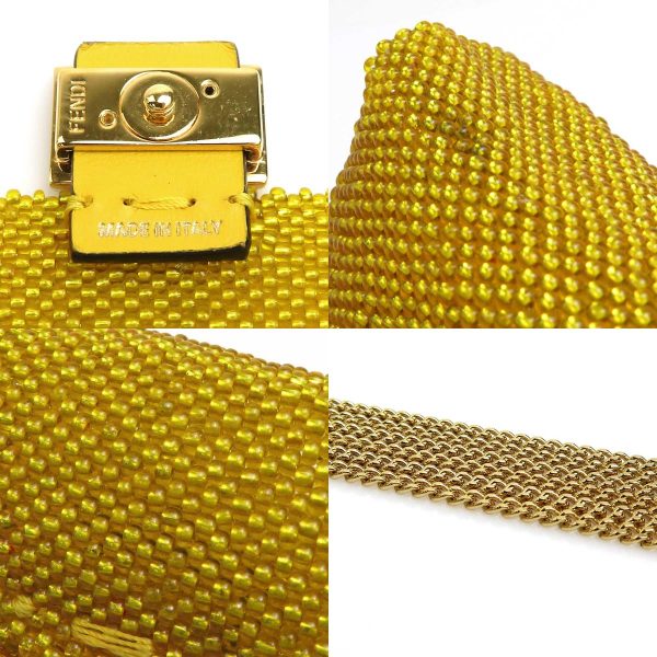 h29698f 6 c Fendi Beads AirPods Case Yellow