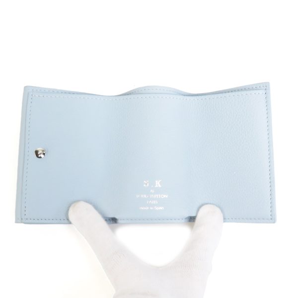 h30145k 2 Louis Vuitton Portefeuille Rock Mini Trifold Wallet Light Blue