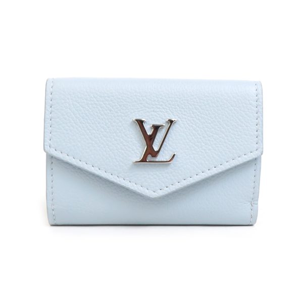 h30145k Louis Vuitton Portefeuille Rock Mini Trifold Wallet Light Blue