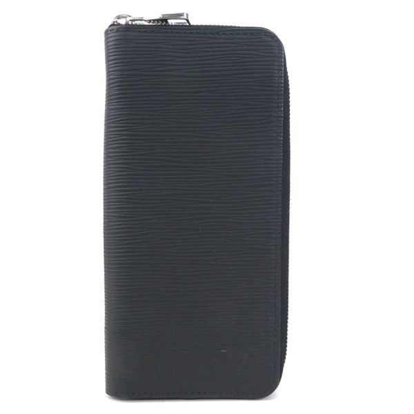 h30350f Louis Vuitton Epi Zippy Wallet Vertical Long Wallet Noir