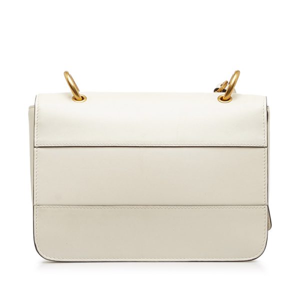 hqu9waeyizp7fhgi 3 Gucci Queen Margaret Stripe Bee Tricolor Shoulder Bag White Leather