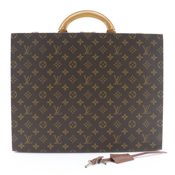 i151523112 12 LOUIS VUITTON President Attache case business bag brown