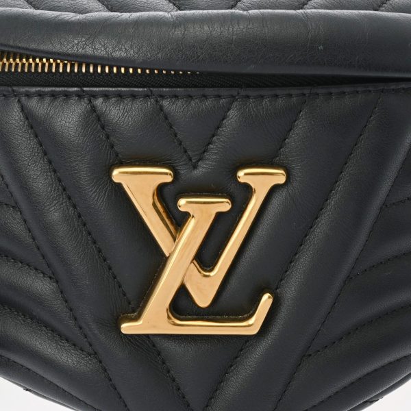 ik 00 0551884 12 Louis Vuitton Discovery Calf Body Bag Black