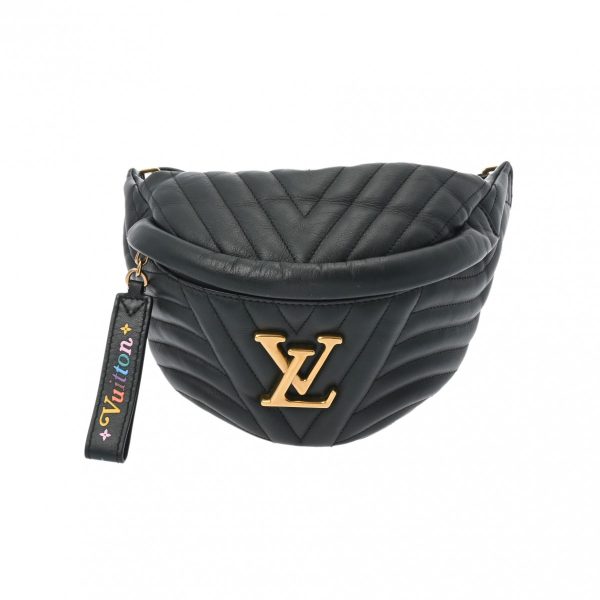 ik 00 0551884 2 Louis Vuitton Discovery Calf Body Bag Black