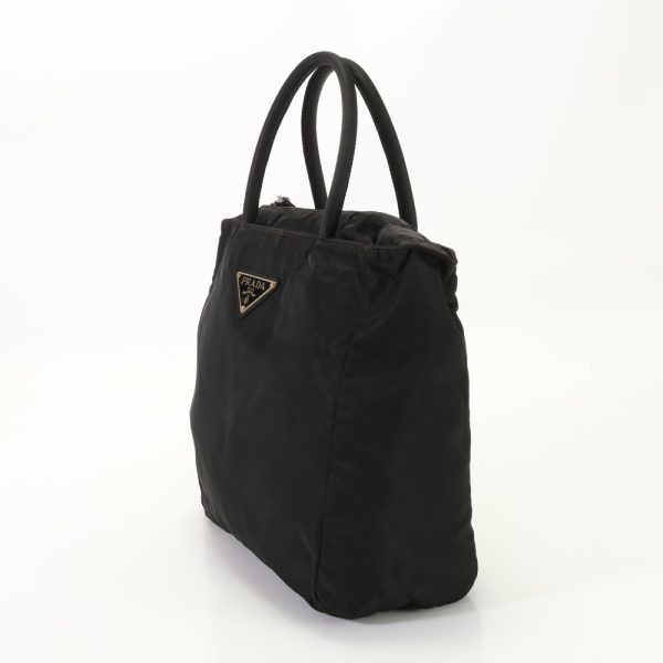 img 01683653 Prada Tessuto Nylon Triangle Logo Shoulder Black