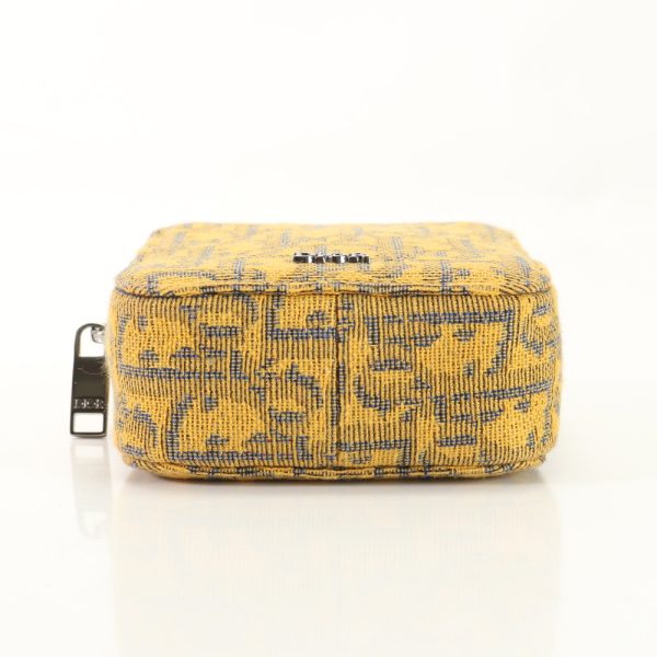 img 01686469 Christian Dior Oblique Pouch Shoulder Bag Yellow