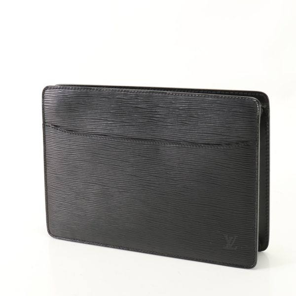 img 01686514 Louis Vuitton Pochette Homme Second Bag Pouch Noir