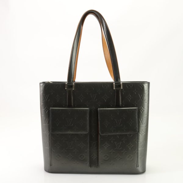 img 01686672 Louis Vuitton Matt Tote Shoulder Business Bag Noir