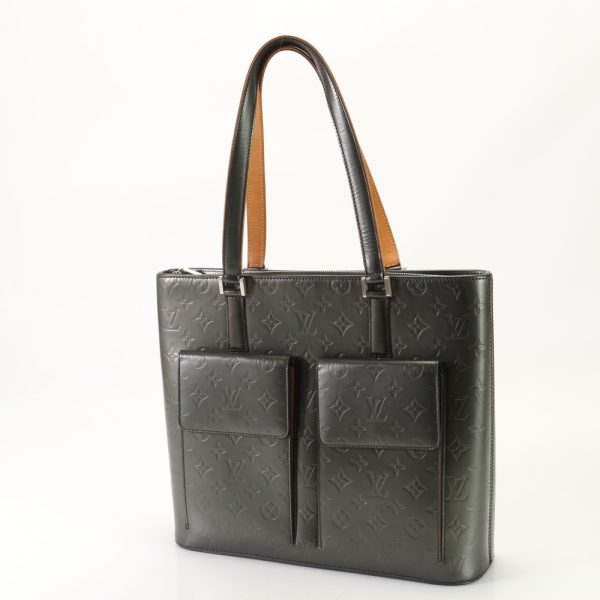 img 01686673 Louis Vuitton Matt Tote Shoulder Business Bag Noir