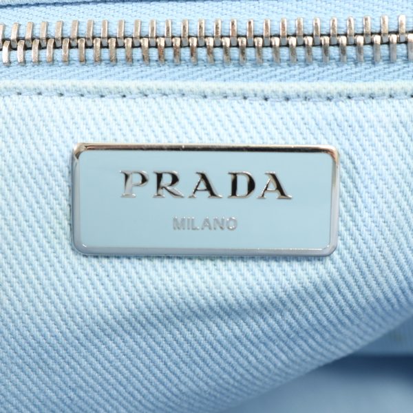 img 01686854 Prada Drill Tote Bag Leather Blue