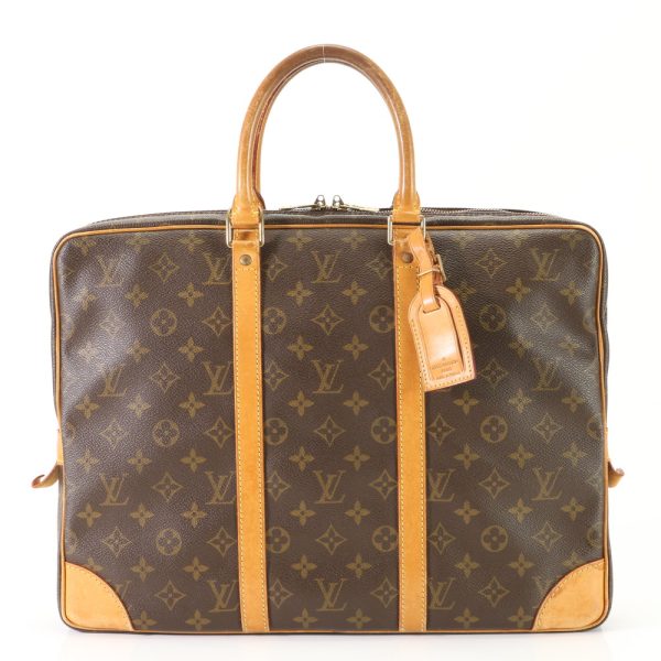 img 01687542 Louis Vuitton Porte Voyage Business Bag Brown