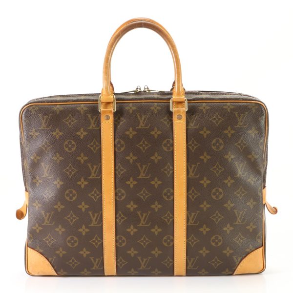 img 01687547 Louis Vuitton Porte Voyage Business Bag Brown