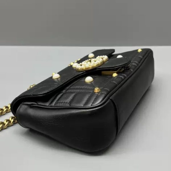 screenshot 57 Gucci GG Marmont pearl flap shoulder bag small