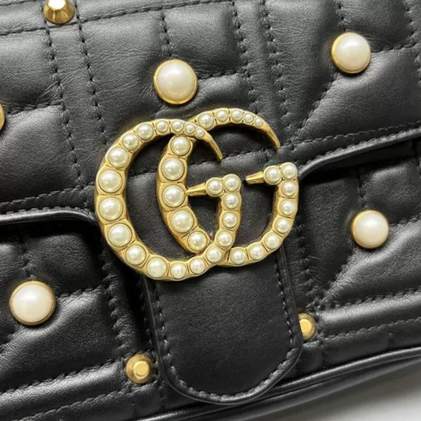 screenshot 52 Gucci GG Marmont pearl flap shoulder bag small