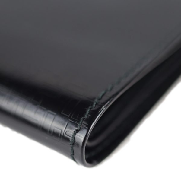 img 8858 Loewe Patent Leather Bifold Wallet Black