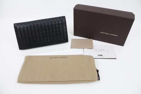 imgrc0071107674 Bottga Veneta Continental Bifold Wallet Black