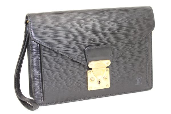 imgrc0071994708 Louis Vuitton Pochette Serie Clutch Bag Noir Black