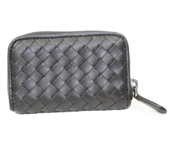 imgrc0073285128 Bottega Veneta Coin Purse Intrecciato Small Black