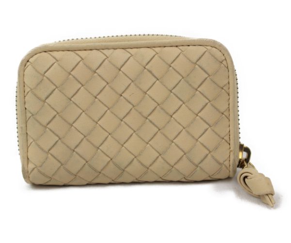 imgrc0073285135 Bottega Veneta Coin Purse Intrecciato Small Beige