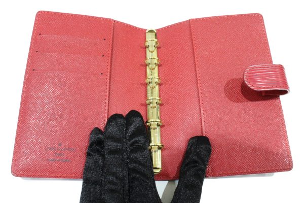 imgrc0073518726 Louis Vuitton Agenda PM Epi Notebook Cover Red