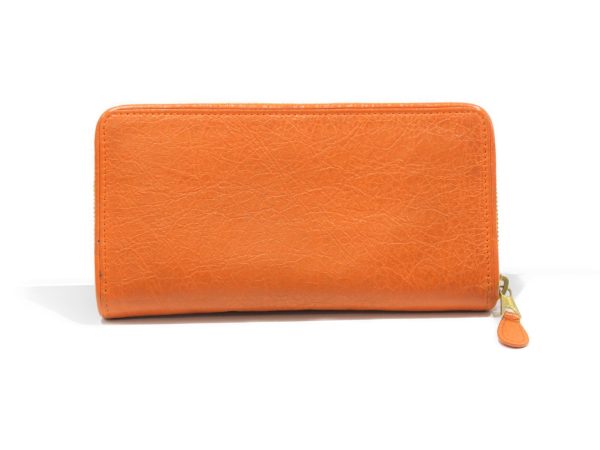 imgrc0074054652 Balenciaga Blanket Continental Zip Around Orange