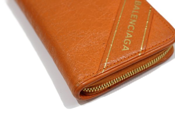 imgrc0074054658 Balenciaga Blanket Continental Zip Around Orange