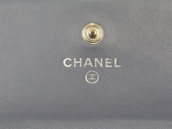 imgrc0074190825 Chanel Round Zipper Long Wallet Matelasse Blue