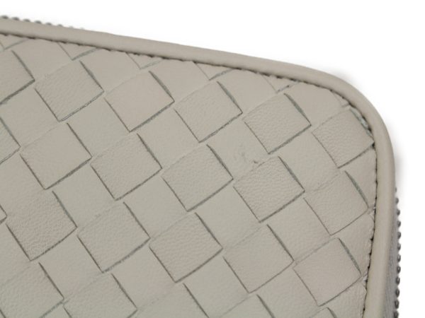 imgrc0074329899 Bottega Veneta Zip Around Wallet Leather White