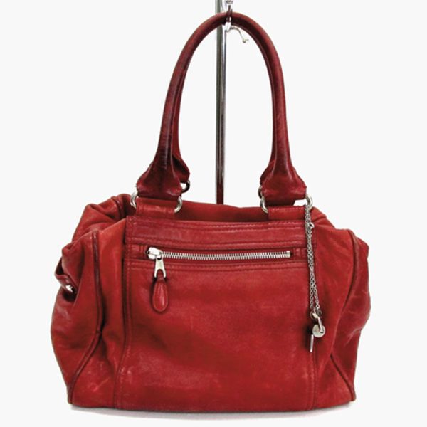 imgrc0075089652 Balenciaga Whistle Charm Mini Boston Leather Red