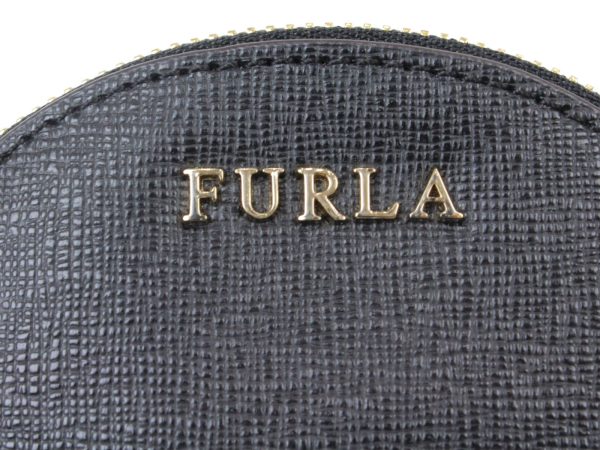 imgrc0075234005 Furla Pouch Key Coin Case Black Leather