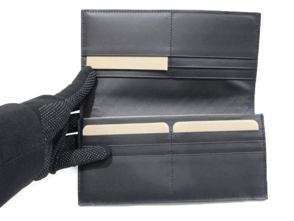 imgrc0075368706 Bottega Veneta Intrecciato Long Bill Holder Black