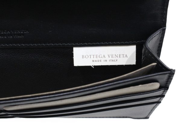 imgrc0075368707 Bottega Veneta Intrecciato Long Bill Holder Black