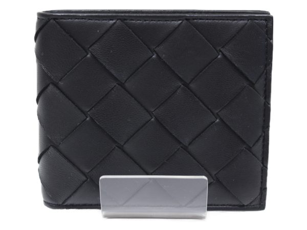 imgrc0075953850 Bottega Veneta Bifold Intrecciato Wallet Black