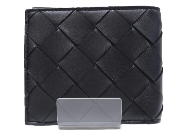 imgrc0075953853 Bottega Veneta Bifold Intrecciato Wallet Black