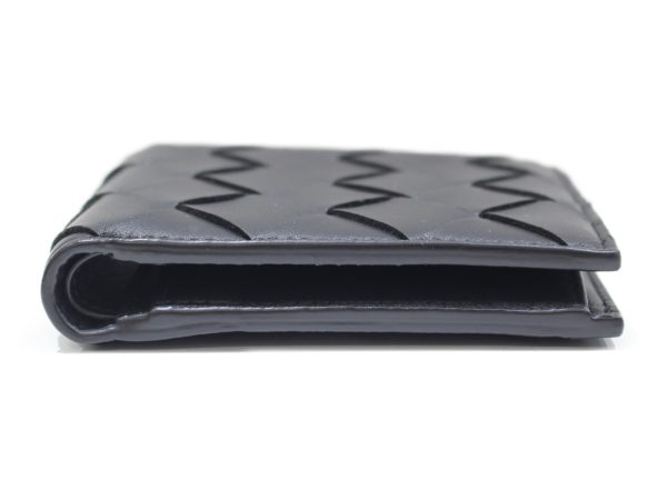 imgrc0075953854 Bottega Veneta Bifold Intrecciato Wallet Black