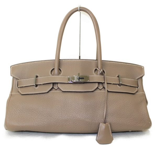 imgrc0076297132 Hermes Shoulder Birkin Engraved Beige