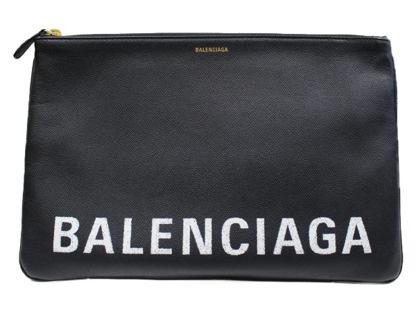 imgrc0076412469 Balenciaga Clutch Bag Leather Black