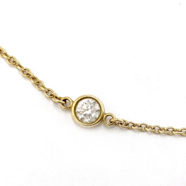 imgrc0076807848 Tiffany Co Visor Yard 1P Diamond Bracelet Gold