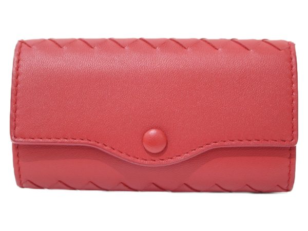 imgrc0076990380 Bottega Veneta 6 Key Case Leather Red