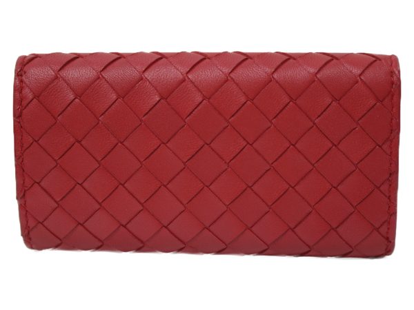 imgrc0076990383 Bottega Veneta 6 Key Case Leather Red