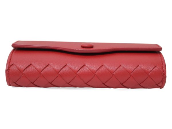 imgrc0076990384 Bottega Veneta 6 Key Case Leather Red