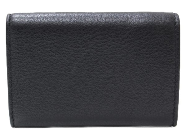 imgrc0077022739 Balenciaga Mini Paper Wallet Calf Leather Black