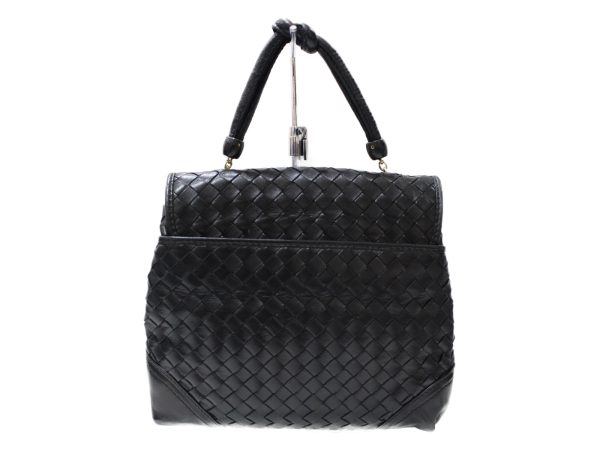 imgrc0077036105 Bottega Veneta Handbag Intrecciato Leather Black