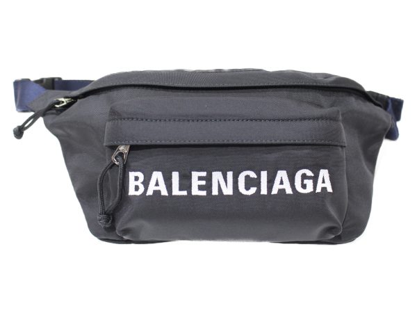 imgrc0077094636 Balenciaga Wheel Belt Pack Nylon Waist Pouch Black