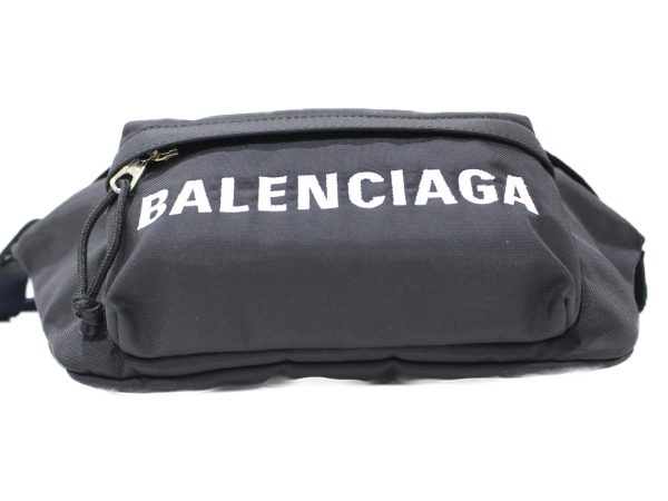 imgrc0077094640 Balenciaga Wheel Belt Pack Nylon Waist Pouch Black